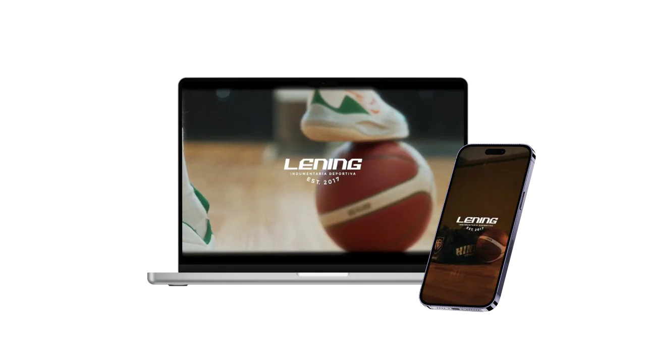 Laptop y smartphone mostrando contenido de video responsive para marketing digital OLPA