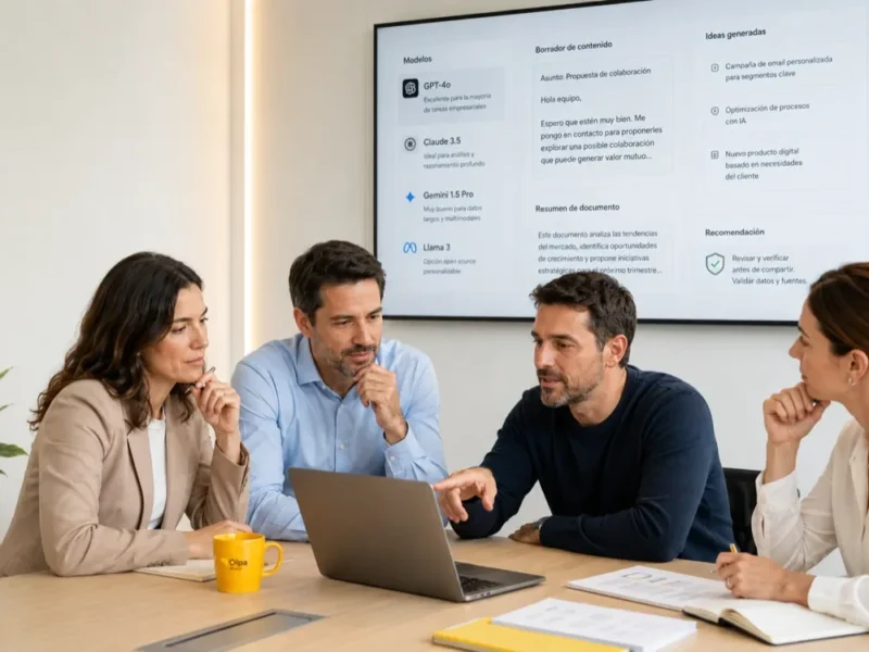 IA generativa para empresas: qué es y cómo usarla bien