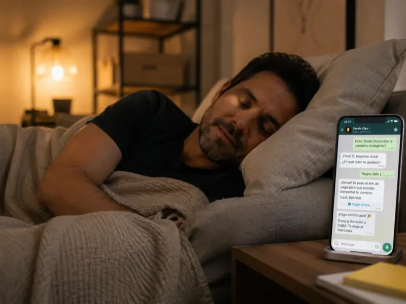 IA + WhatsApp Business: vender mientras dormís (guía AR)