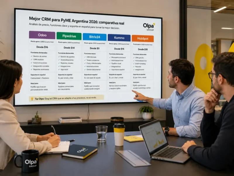 Mejor CRM para PyME Argentina 2026: comparativa real