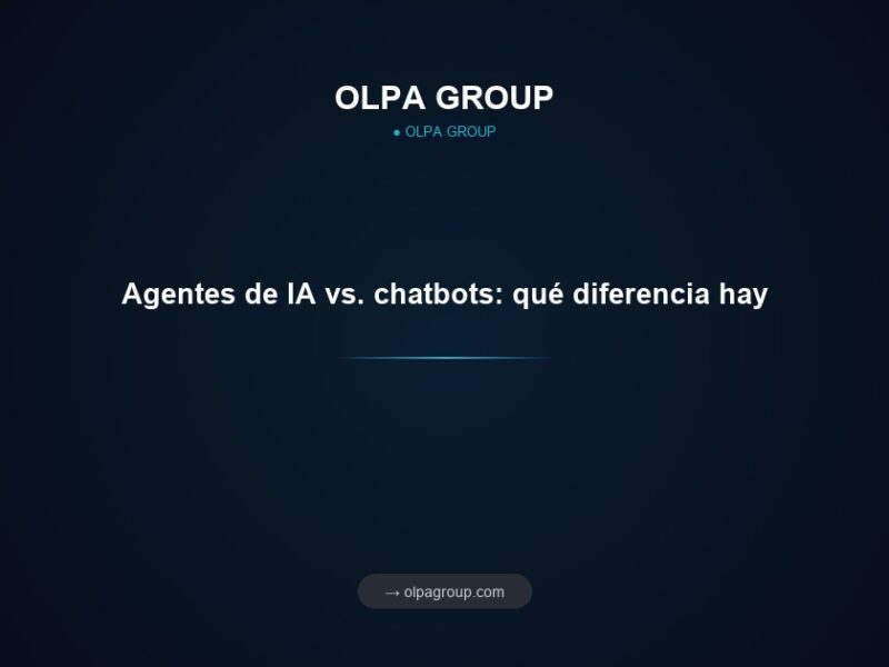 Agentes de IA vs. chatbots: qué diferencia hay