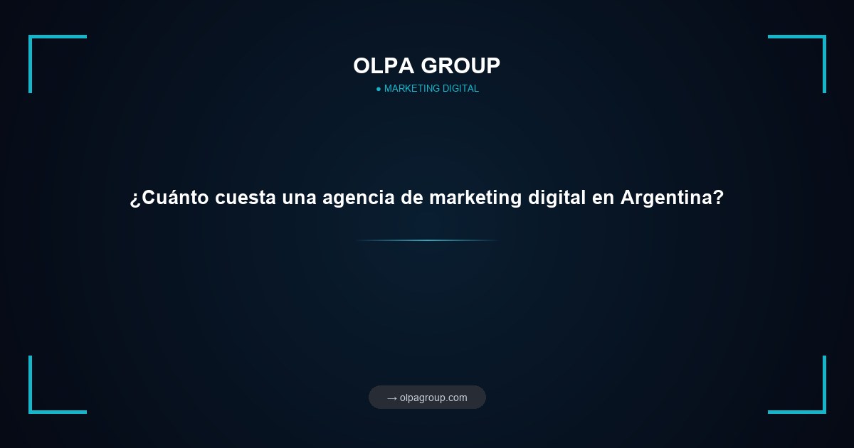 ¿Cuánto cuesta una agencia de marketing digital en Argentina?