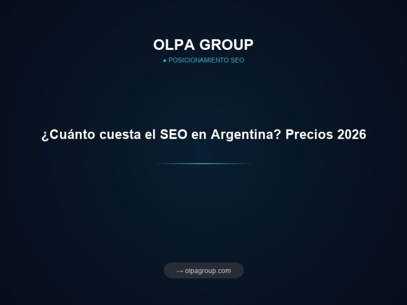 ¿Cuánto cuesta el SEO en Argentina? Precios 2026
