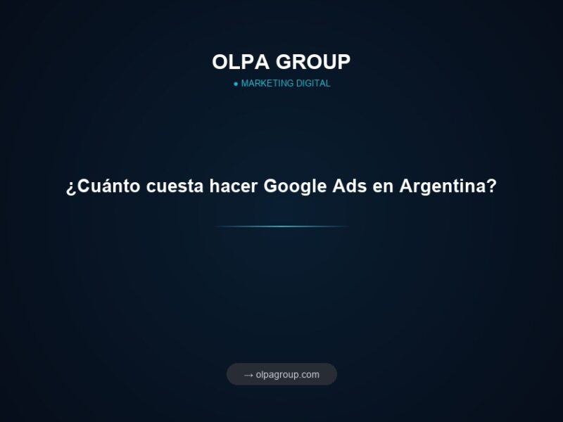 ¿Cuánto cuesta hacer Google Ads en Argentina?