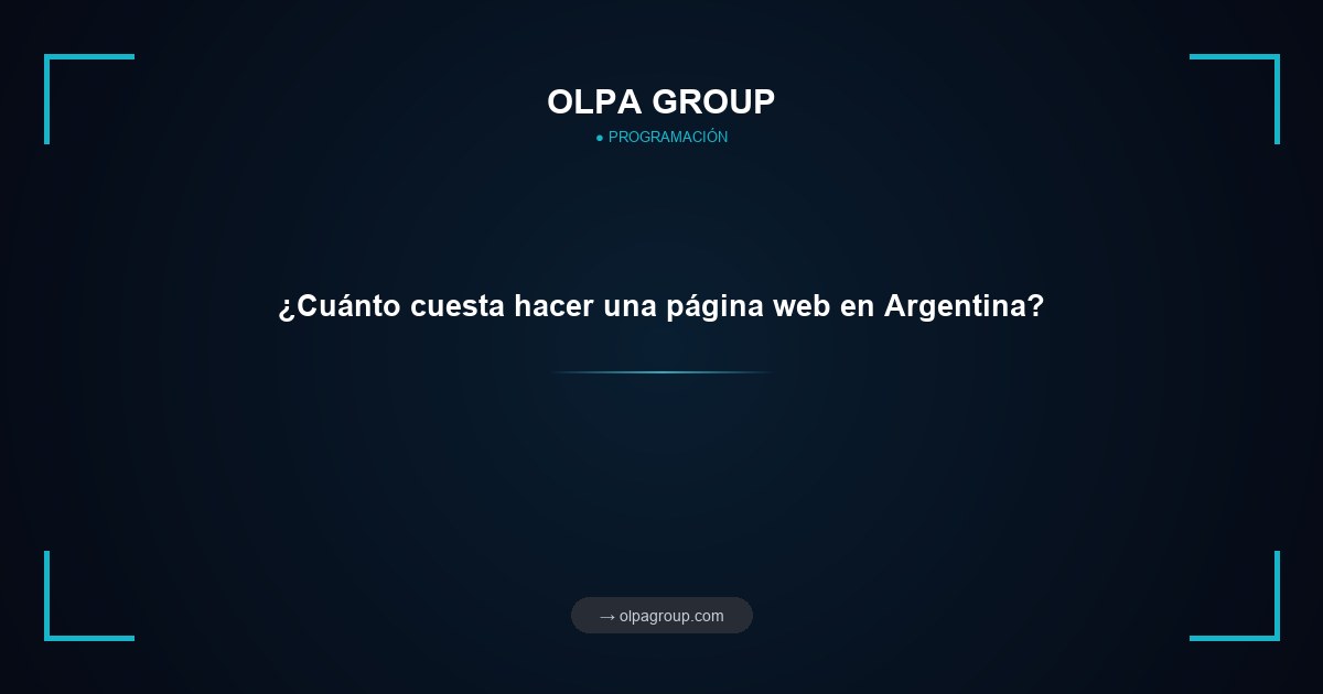 ¿Cuánto cuesta hacer una página web en Argentina?