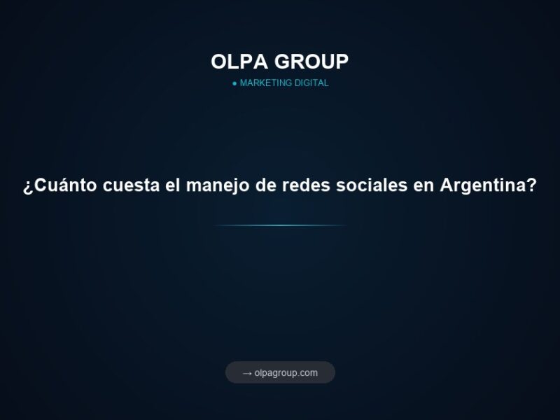 ¿Cuánto cuesta el manejo de redes sociales en Argentina?