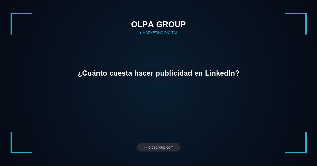 ¿Cuánto cuesta hacer publicidad en LinkedIn?