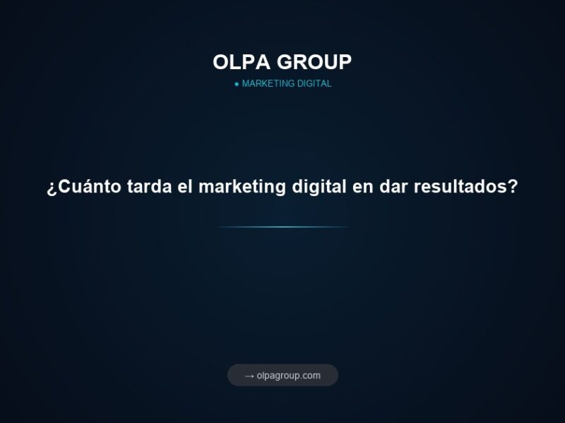 ¿Cuánto tarda el marketing digital en dar resultados?