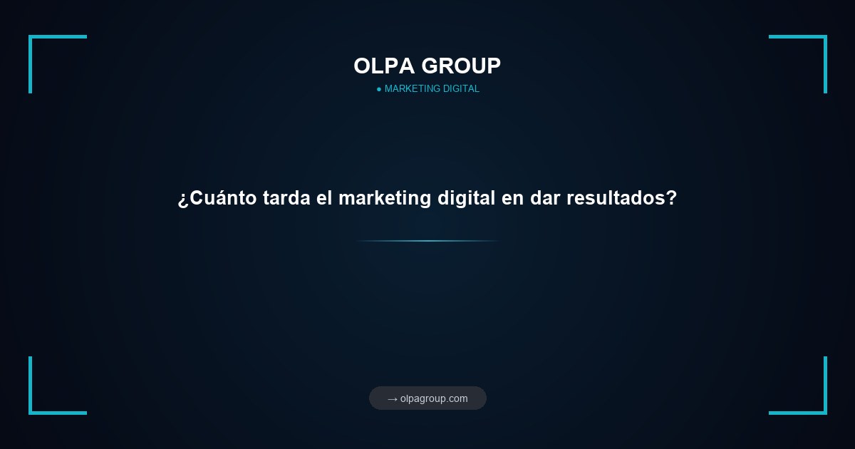 ¿Cuánto tarda el marketing digital en dar resultados?
