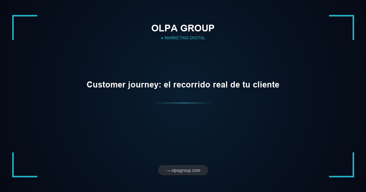 Customer journey: el recorrido real de tu cliente