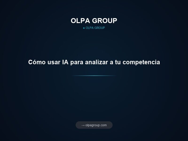 Cómo usar IA para analizar a tu competencia