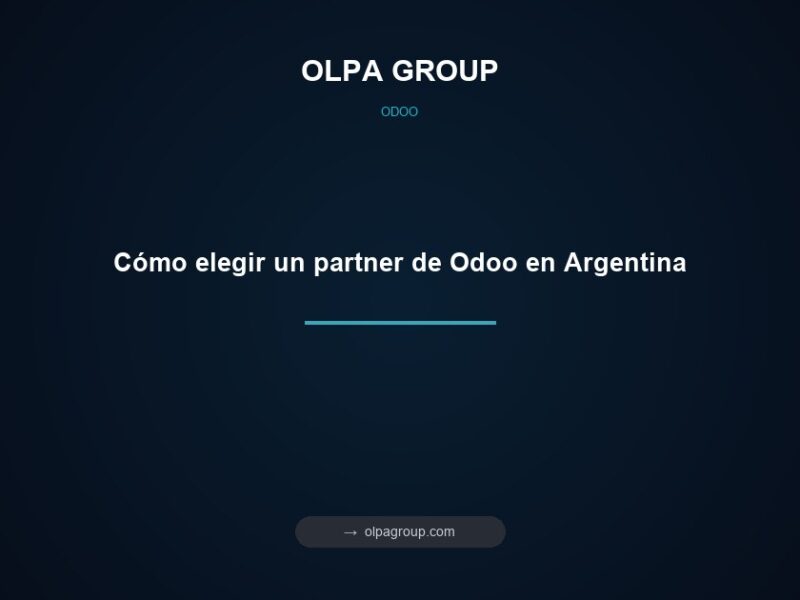 Cómo elegir un partner de Odoo en Argentina
