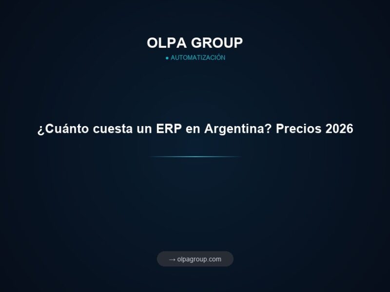 ¿Cuánto cuesta un ERP en Argentina? Precios 2026