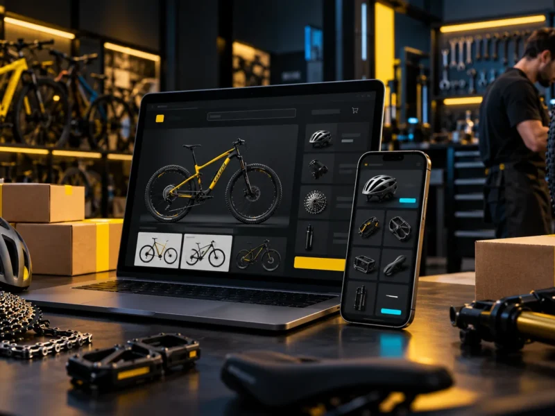 Ecommerce y MercadoLibre para bicicleterías: cómo vender bicis, repuestos y service online