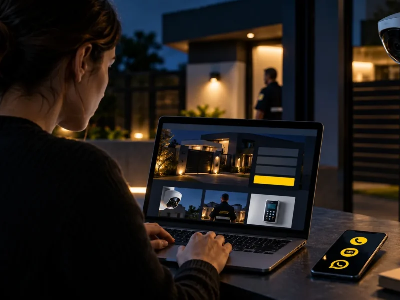 Desarrollo web para empresas de seguridad y alarmas