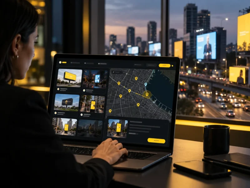 Desarrollo web para empresas de vía pública: inventario, mapas y cotización online