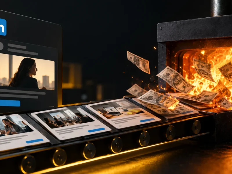 Los errores en LinkedIn Ads que queman presupuesto
